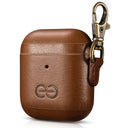 Dreem Om AirPods 1 & 2 Case Cover with Keychain Clip [Chocolate]