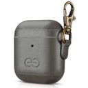Dreem Om AirPods 1 & 2 Case Cover with Keychain Clip [Grey]