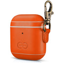 Dreem Om AirPods 1 & 2 Case Cover with Keychain Clip [Orange]