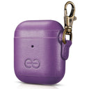 Dreem Om AirPods 1 & 2 Case Cover with Keychain Clip [Purple]