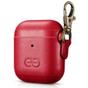 Dreem Om AirPods 1 & 2 Case Cover with Keychain Clip [Red]