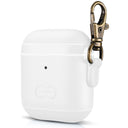 Dreem Om AirPods 1 & 2 Case Cover with Keychain Clip [White]