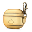 Dreem Om AirPods 3 Case Cover with Keychain Clip [Gold]
