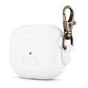 Dreem Om AirPods 3 Case Cover with Keychain Clip [White]