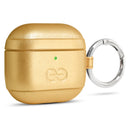Dreem Om AirPods 4 Case Cover with Keychain Clip [Gold]