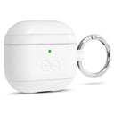 Dreem Om AirPods 4 Case Cover with Keychain Clip [White]