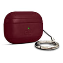 Dreem Om AirPods Pro 2 and AirPods Pro Case Cover with Keychain Clip [Burgundy]