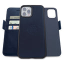 Dreem Fibonacci Wallet Case for iPhone 13 Pro Max | 2-in-1 Detachable Vegan Leather Cover [Royal]