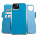 Dreem Fibonacci Wallet Case for iPhone 13 | 2-in-1 Detachable Vegan Leather Cover [Sky]