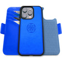Dreem Fibonacci Wallet Case for iPhone 15 Pro Max | 2-in-1 Detachable Vegan Leather Cover [Ocean]