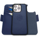 Dreem Fibonacci Wallet Case for iPhone 15 Pro Max | 2-in-1 Detachable Vegan Leather Cover [Royal]